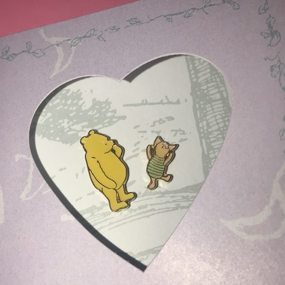 NWT Rare Disney Winnie The Pooh & Piglet Pin Set - Picture 2 of 5